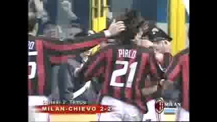 Milan - Chievo - Гол На Shevchenko 2 - 2