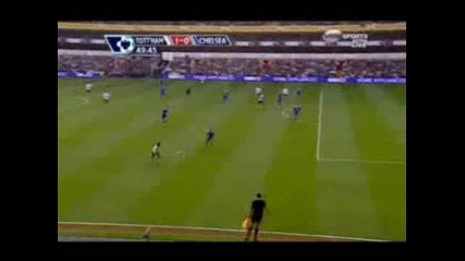 Tottenham H. Vs. Chelsea 1 - 0 Modric Goal 21.03.2009