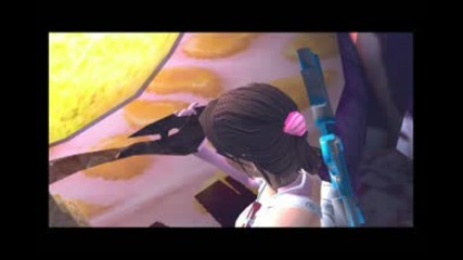 Lara Croft in Candyland 