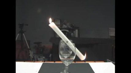 Як трик със свещ и чаши 