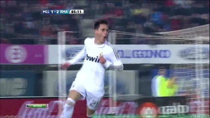 Jose Callejon Goal Vs Mallorca 14.1.2012