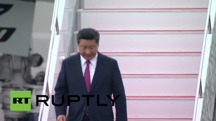 Russia: Xi Jinping arrives at Ufa for BRICS/SCO summits