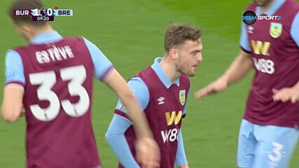 Burnley FC with a Penalty Goal vs. Brentford