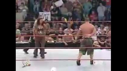 John cena vs lita