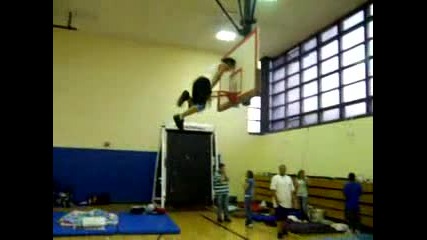 Basketball Hoop Backflip