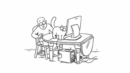 Simon's Cat in cat Mouse