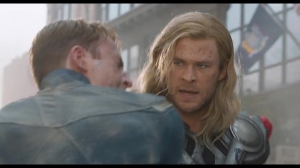 Marvel's The Avengers Clip - Captain America and Thor Battle
