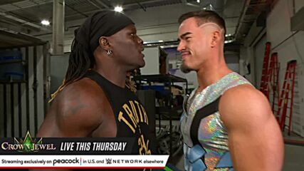 R-Truth crashes Austin Theory’s interview in pursuit of the 24/7 Title: Raw, Oct. 18, 2021