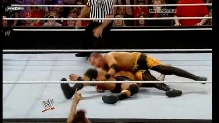 Christian reverses Randy Ortons Punt Kick into the Spear