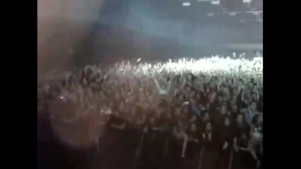 Throwing sticks to the crowd - On tour with Tarja 
