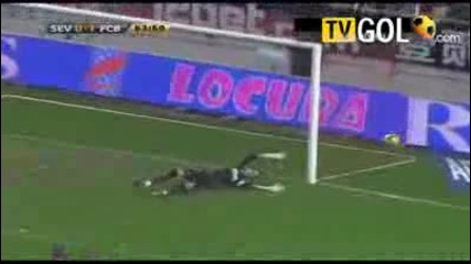 Sevilla 0 - 1 Barcelona Copa del Rey 13.01.2010 