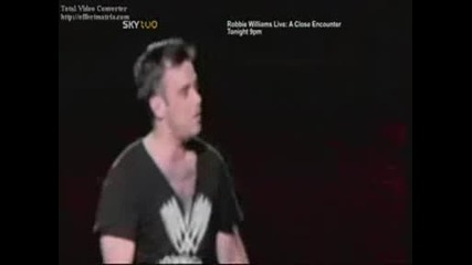 Robbie Williams - Backstage Italy 2006