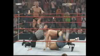 Wwe Raw John Cena & Batista Vs.cody Rhodes and Ted Dibiase(Джон и Батиста стават Световни шампиони)