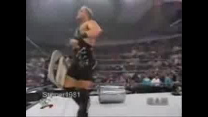 Wwf - The Rock vs Rob Van Dam ( For Hardcore Title )