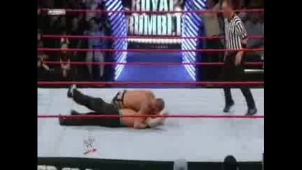 Ренди Ортън Побеждава Джеф Харди на Royal Rumble 2008