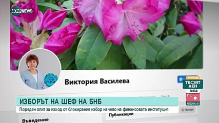 Пореден опит за изход от блокирания опит за избор за шеф на БНБ