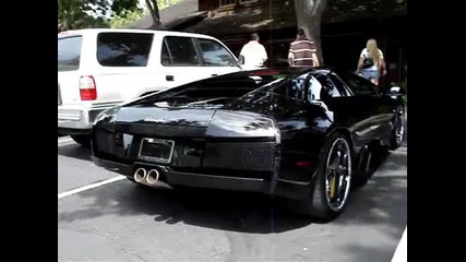 Black Lamborghini Murcielago