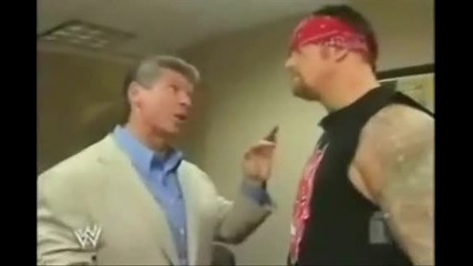 The Undertaker And Vince Mcmahon Segment 