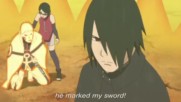 Naruto Sasuke and Sakura vs. Shin Uchiha Team 7