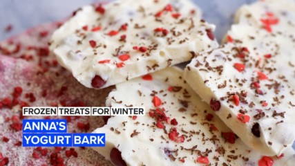 Frozen Treats for Winter: Anna-inspired yogurt bark