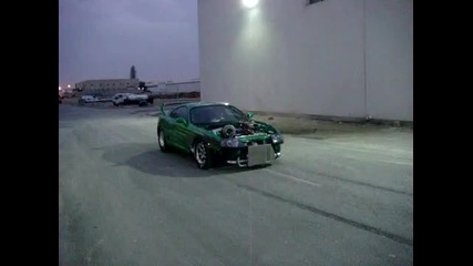 the Hulk Supra Nitrous Foot Brake Test Launch