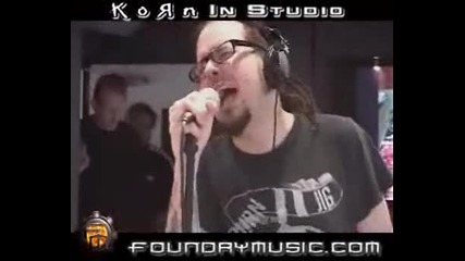 Korn - Coming Undone live in the studio 