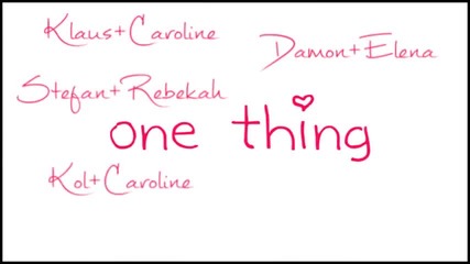 {sun} Tvd - Lovers - One Thing