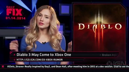 Ign Daily Fix - 14.1.2014 - Diablo 3 on Xbox One & Dayz Breaks a Million