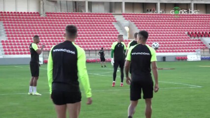 Лудогорец тренира преди реванша със Сутиеска