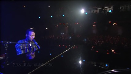 John Legend - All of Me ( Live on Letterman )