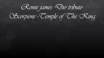 Scorpions - Temple Of The King