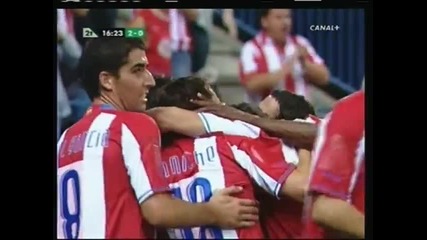 2007 Atletico Madrid (spain) 3-vojvodina (serbia) 0