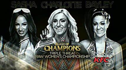 Wwe Clash Of Champions 2016 Charlotte vs Sasha Banks vs Bayley Triple Threat - Womens Championship