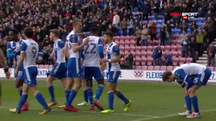 Will Grigg's on fire! И Уест Хем го усети болезнено