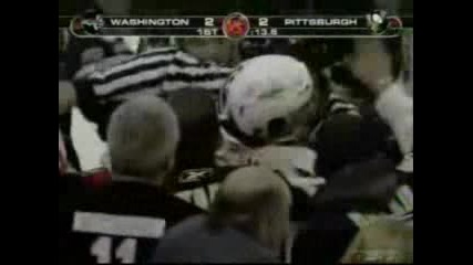 Malkin Удря Ovechkin (1.21.08)