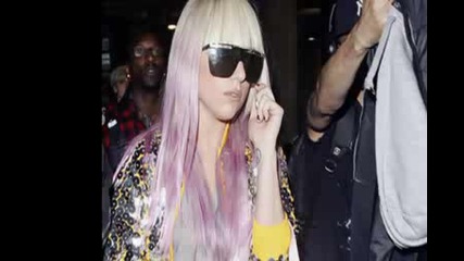 Лейди Гага - С розова коса