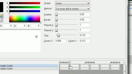 Sony Vegas Tutorial Color Circles Cookie Cutter Effect Type 8
