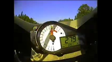 Top Speed Suzuki Gsxr 750 Full Power 306 kmh