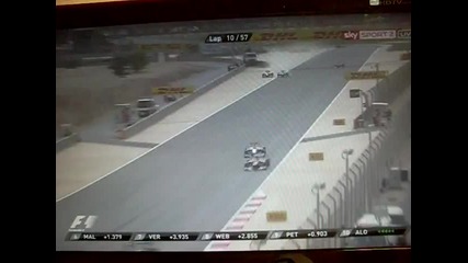 F1 Гран при на Бахрейн 2012 - Rosberg vs. Hamilton