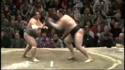 Котоошу с четвърта победа срещу Тойоношима Нацу Башо 16.1.14