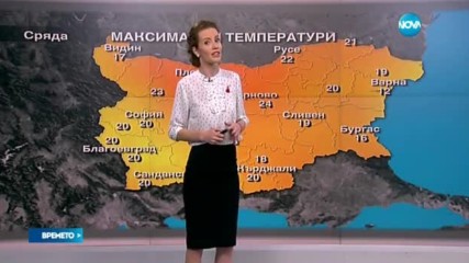Прогноза за времето (01.03.2017 - обедна емисия)