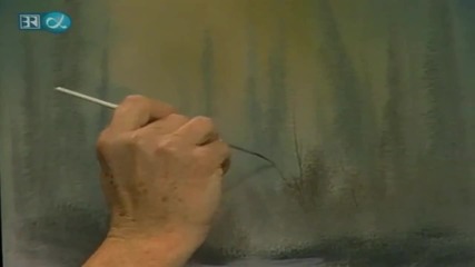 S19 Радостта на живописта с Bob Ross E04 Snowy Morn ღобучение в рисуване, живописღ