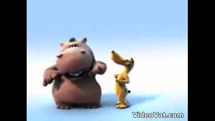Dancing Hippo And Dog