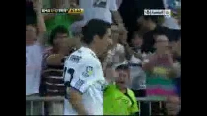 Real Madrid 2 - 0 Penarol Гол на Angel Di Maria [24.08.2010]