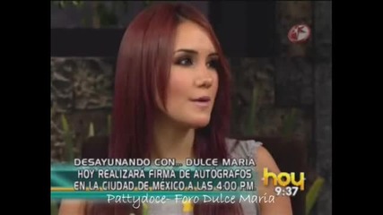 Desayuando con ... Dulce Maria - Programa Hoy 04 08 