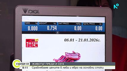 Цени на хранителни продукти: Как се промениха за година?