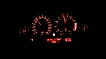Bmw E46 M3 0 - 200 km h 