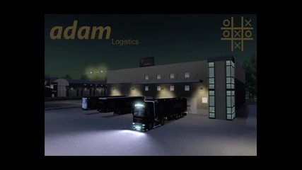 German Truck Simulator Man Tgx V8 680 adam logistics V8 sound & horn