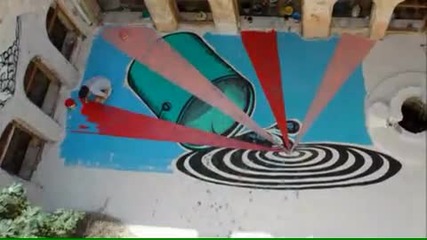 Crazy stop motion building animation