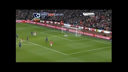 Арсенал - Уест Хям 2 - 0 (денилсон гол ) 